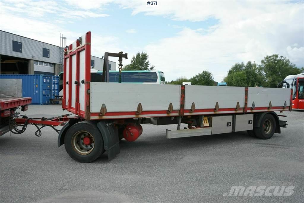  F.A.G 2 axle trailer. Recently eu-approved until 0 Andre hengere