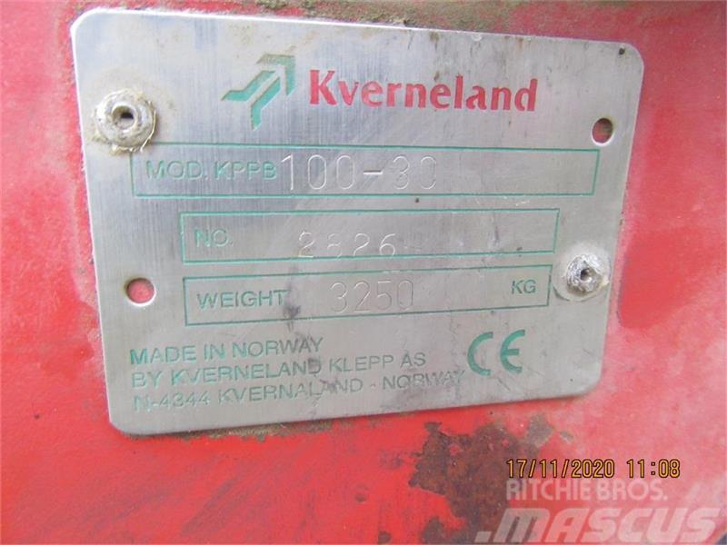 Kverneland PB100 6 furet Krop 30 riste underplove Vendeploger