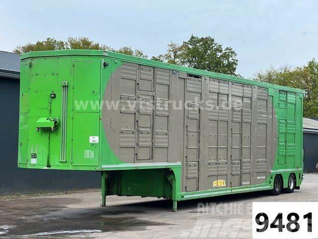  FINKL SAV 34 Multi-Liner Hubdach 3/4/3 Stock,VSE Dyretransport semi-trailer