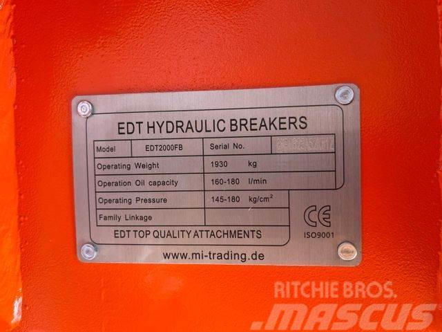  Hydraulikhammer EDT 2000 FB - 18-26 Tone Bagger Annet