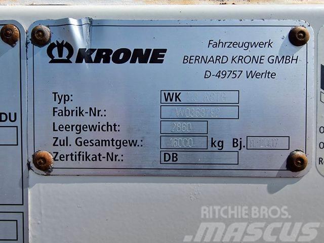 Krone WK 7.3 RSTG / Rolltor / Textil / Koffer Plattformer