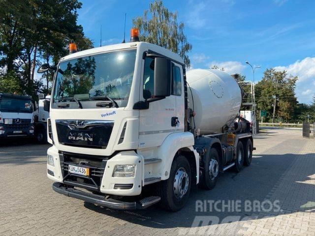 MAN TGS 32.420 8×4 EURO 6, BETONMIXER LIEBHERR9m3 Concrete trucks