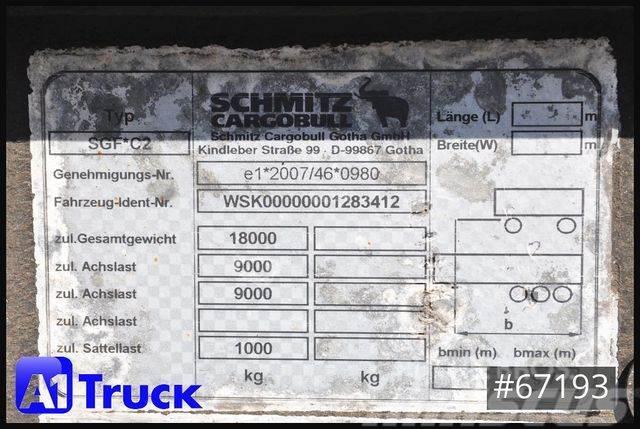 Schmitz Cargobull ZWF 18, MIDI, oben und unten gekuppelt, verstell Containerhenger