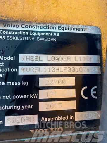 Volvo L110H *BJ. 2015 *15949 H/Klima/*TOP* Hjullastere