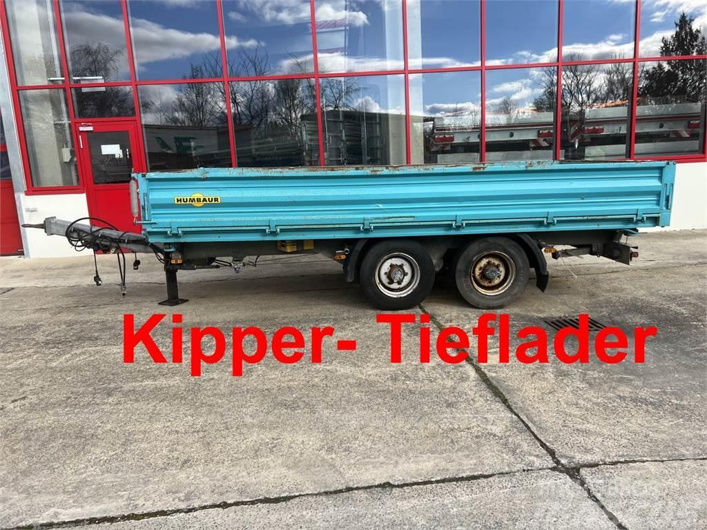 Humbaur HTK 10 50 24 Tandem Kipper- Tieflader Tipphengere
