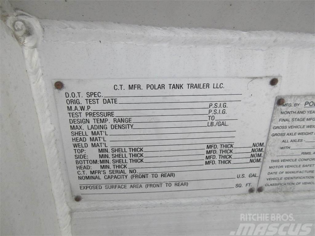 Polar 8400 GALLON CRUDE TANKER AIR RIDE WITH PUMP 200 BB Tanktrailere
