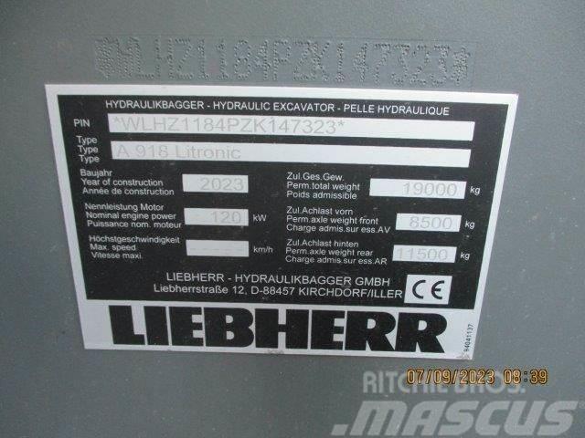 Liebherr A 918 Litronic G6.0-D Hjulgravere