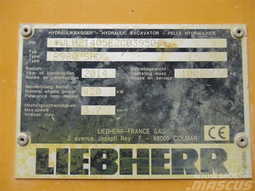 Liebherr R 980 SME Beltegraver