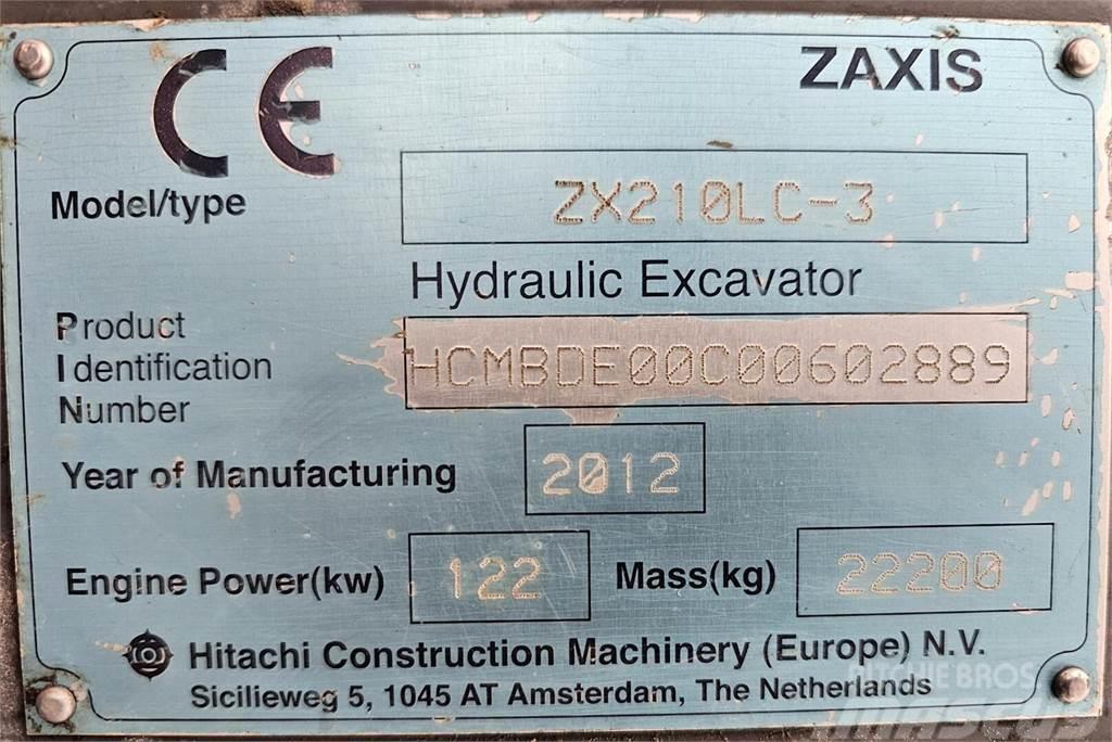 Hitachi ZX210LC-3 Beltegraver