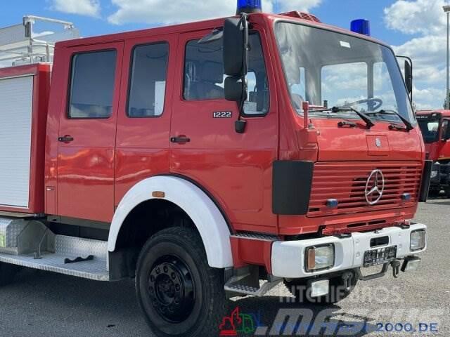 Mercedes-Benz LK 1222 4x4 Ziegler Feuerwehr 1620 L. Tank+Pumpe Skapbiler