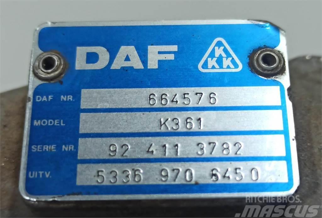 DAF /Tipo: 2800 / DKS1160 Turbocompressor K361 Daf DKS Motorer
