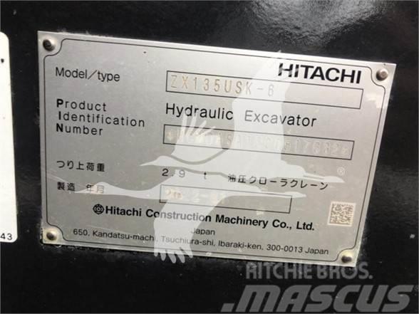 Hitachi ZX135USK-6 Beltegraver