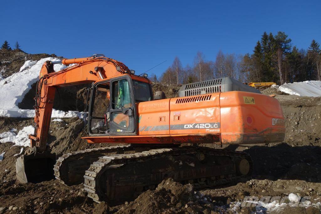 Doosan DX420 LC Beltegraver