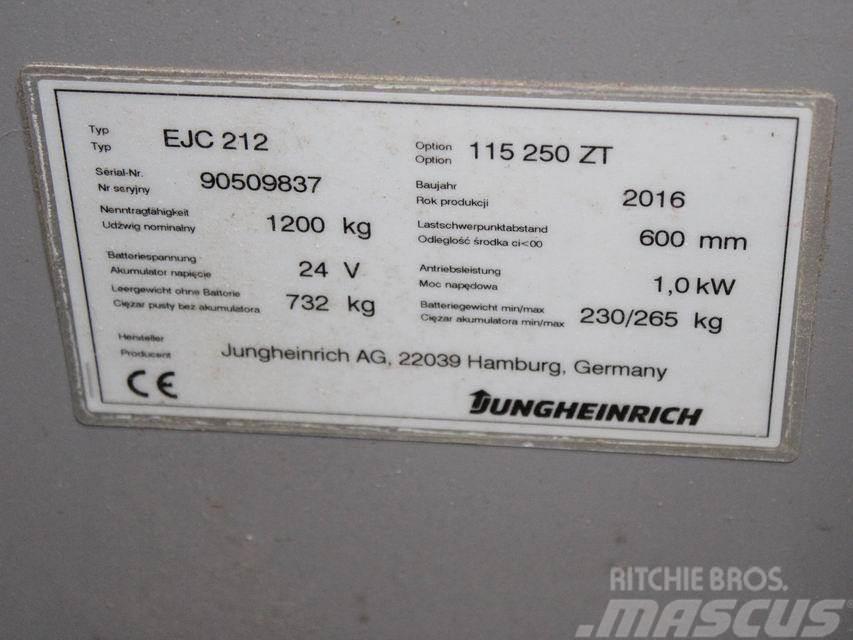 Jungheinrich EJC 212 115-57 250ZT Ledestablere