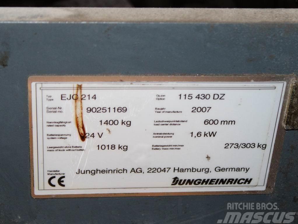 Jungheinrich EJC 214 115-430DZ Ledestablere