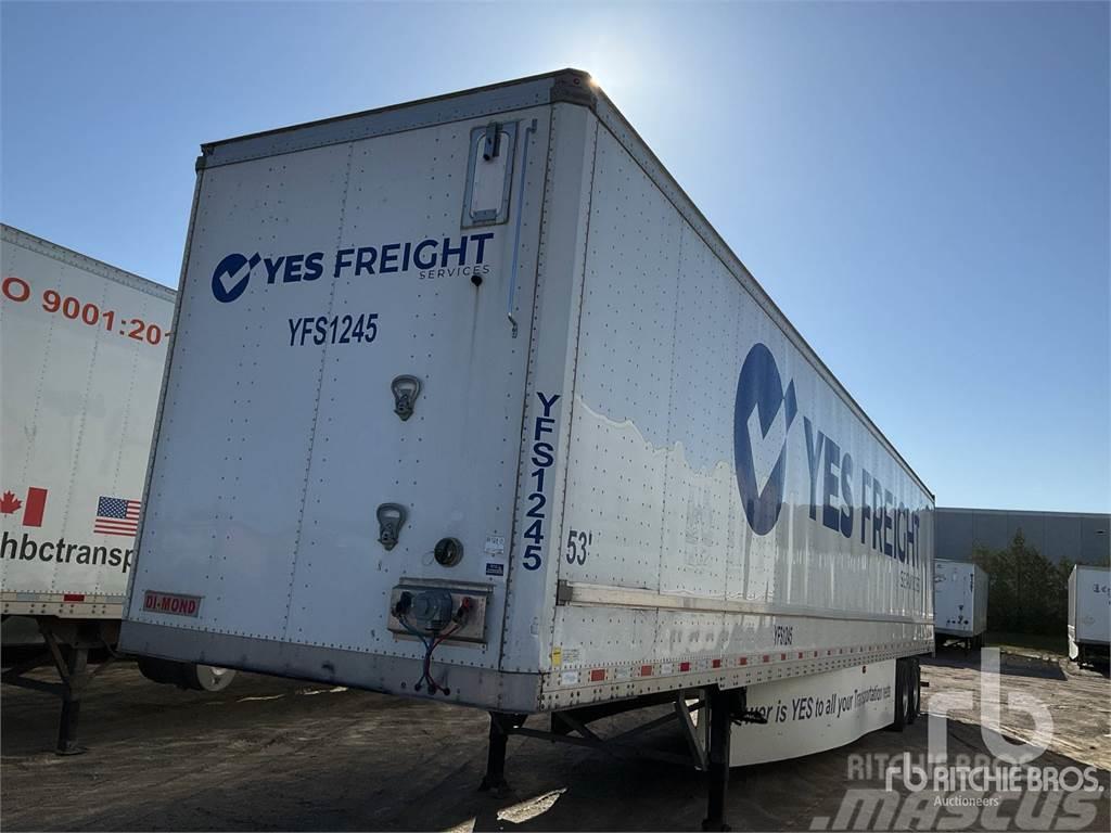  DI-MOND 53 ft x 102 in T/A Box body semi-trailers