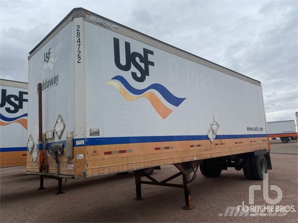 Auksjoner på brukte lettisolert skaptrailer Great Dane 28 ft S/A fra