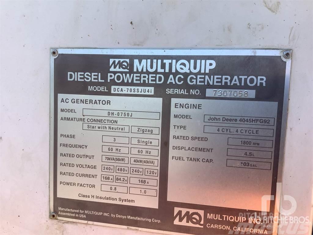 MultiQuip MQ70 Diesel Generatorer