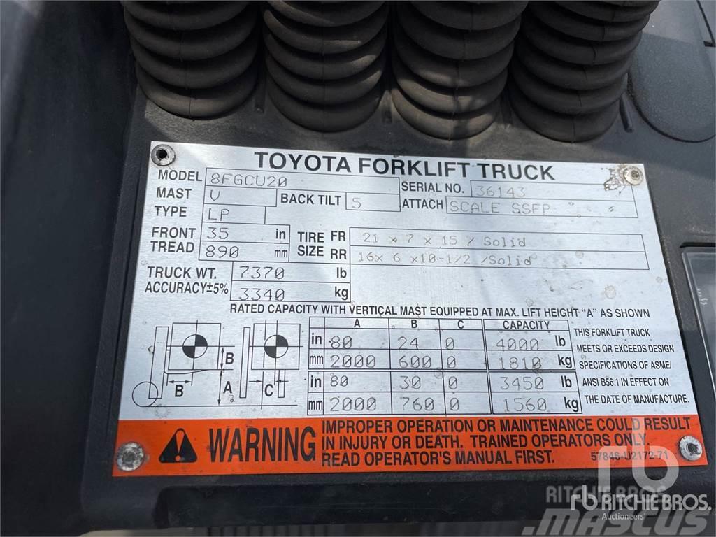 Toyota 8FGCU20 Diesel Trucker