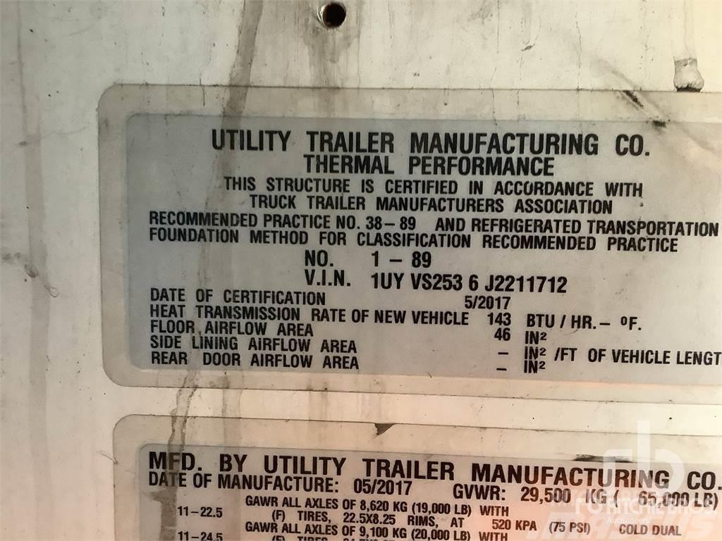 Utility 53 ft x 102 in T/A Frysetrailer Semi