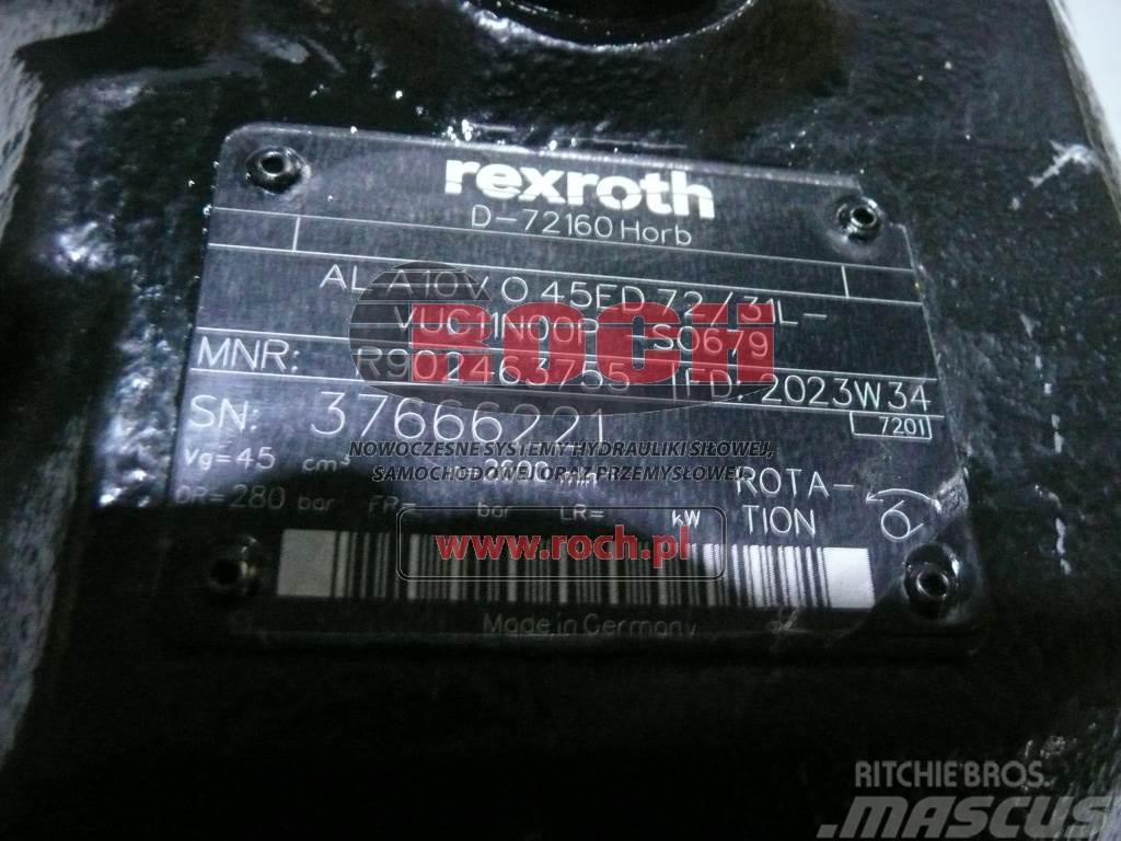 Rexroth AL A10VO45 LIEBHERR 10331353 Hydraulikk