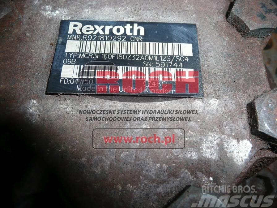 Rexroth MCR3F160F180Z32A0M1L12S/S0409B Motorer