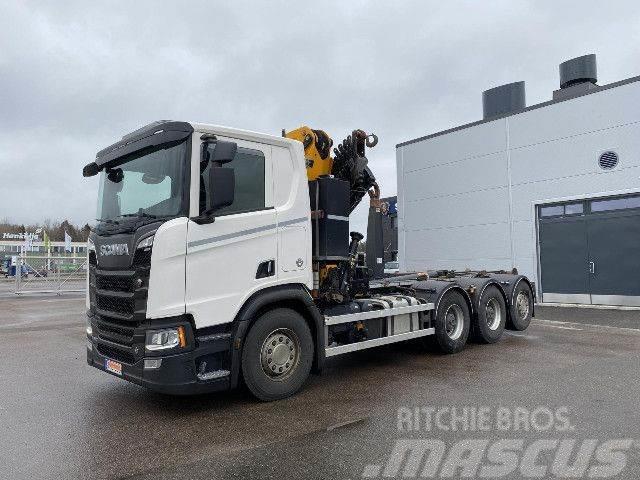 Scania R 580 B8x4*4NB + EFFER 265/S6 Chassis