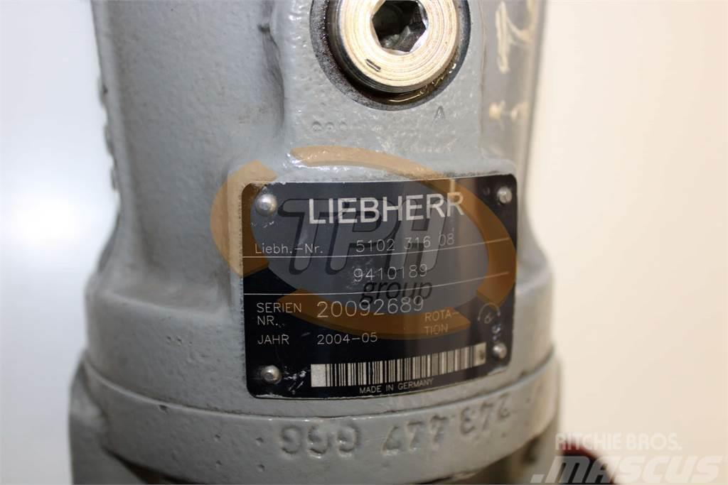 Liebherr 510231608 Hydraulik Motor A2FM32/61W-VAB010 Andre komponenter