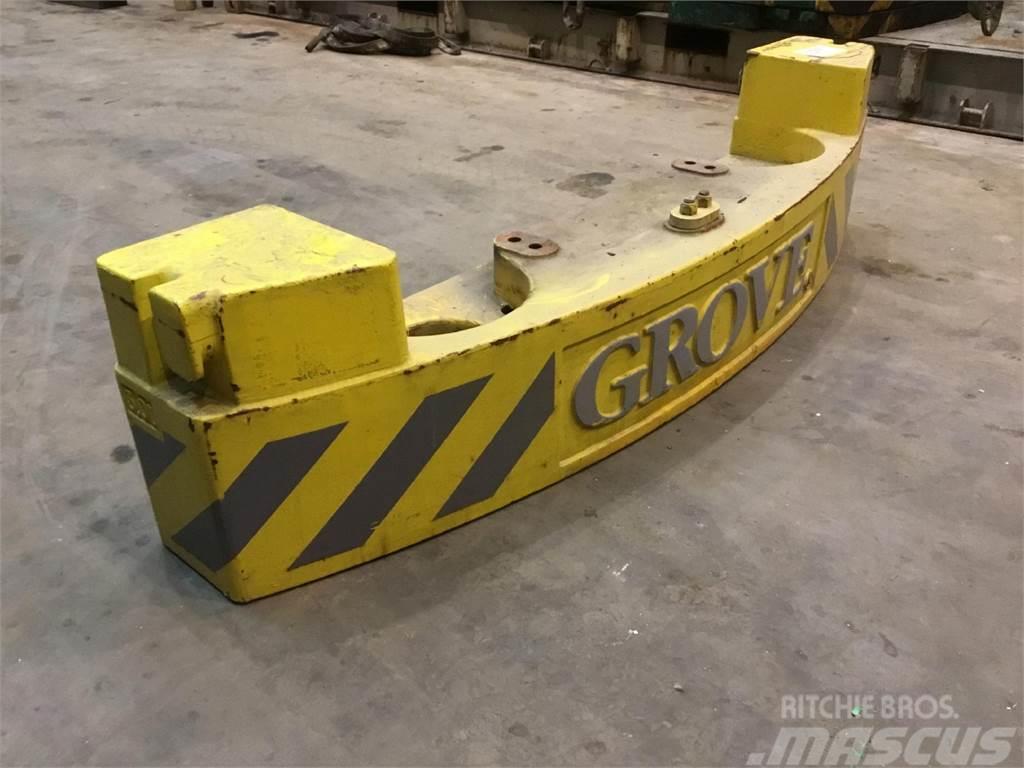 Grove GMK 2035 counterweight 3.0 ton Kran deler og utstyr