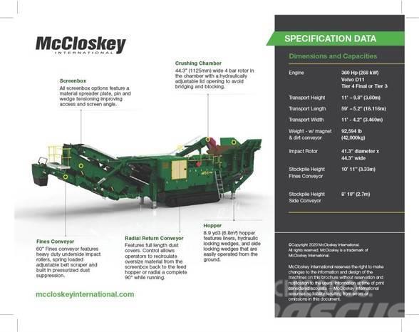 McCloskey I44RV3HD Knusere
