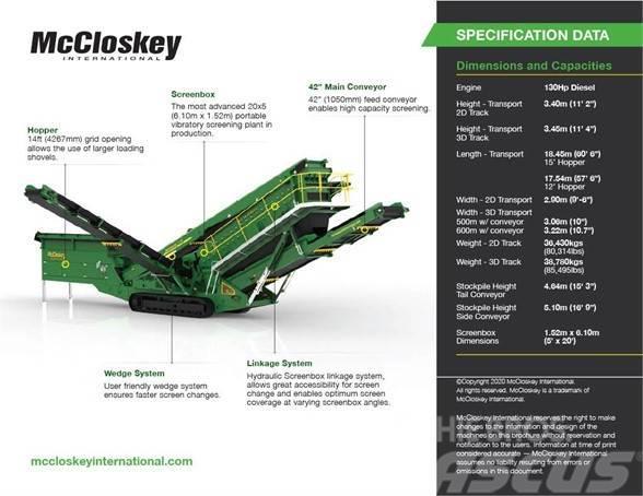 McCloskey S190 3DT Sikteverk