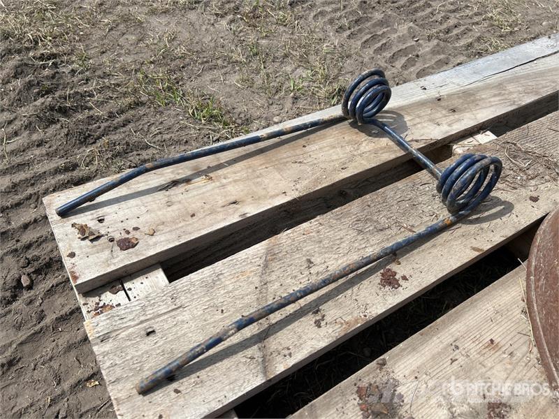 Quantity of 3/8 x 17 in Harrow Tines (Unused) Andre komponenter