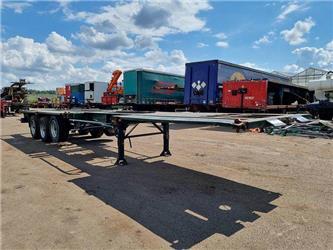 Groenewegen 3 AXLE CONTAINER CHASSIS 40FT 2X20FT 20FT MIDDLE C