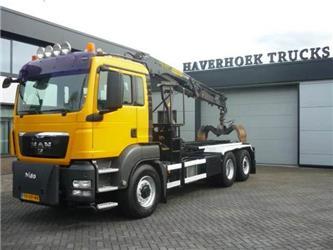 MAN TGS 26.360 6x4 H-4BL Container system Palfinger cr