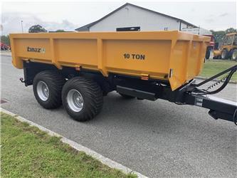 Tinaz 10 tons dumpervogn med hydr. bagklap - 60 cm sider