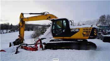 JCB JS210LC w/ rotary tilt and 2 drawers