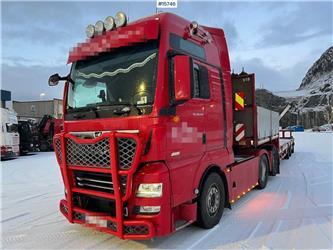 MAN TGX 28.540 truck w/ 2-circuit hydraulics