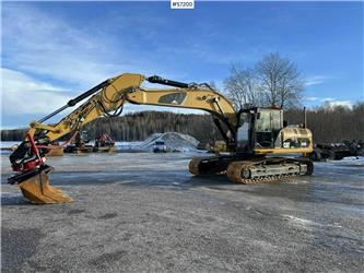 CAT 324D Rotor tilt RT80 with grip + bucket SEE VIDEO