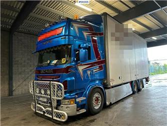 Scania R620 6x2 BOX TRUCK WITH OPENABLE SIDE AND TAIL LIF