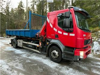 Volvo FL 240 6*2 Crane changer with flatbed and low mile