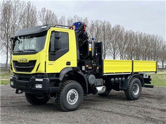 Iveco Trakker 190 T38WH Flatbed with Crane (2 units)