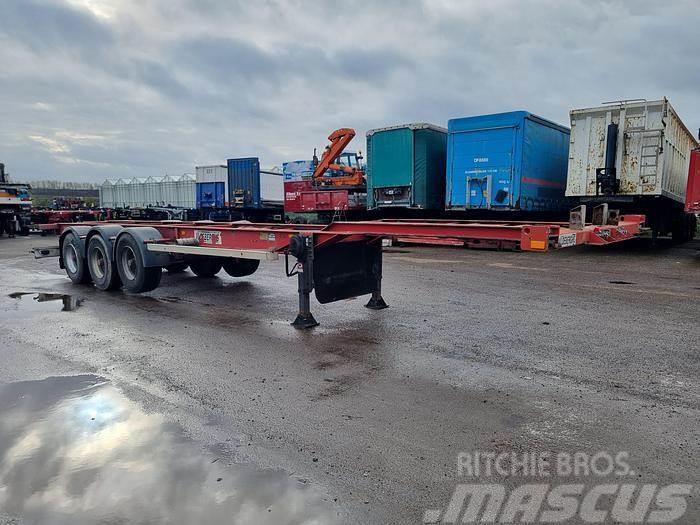 Desot 3 AXLE LIGHT WEIGHT 40 FT CONTAINER CHASSIS BPW DR Containerchassis Semitrailere