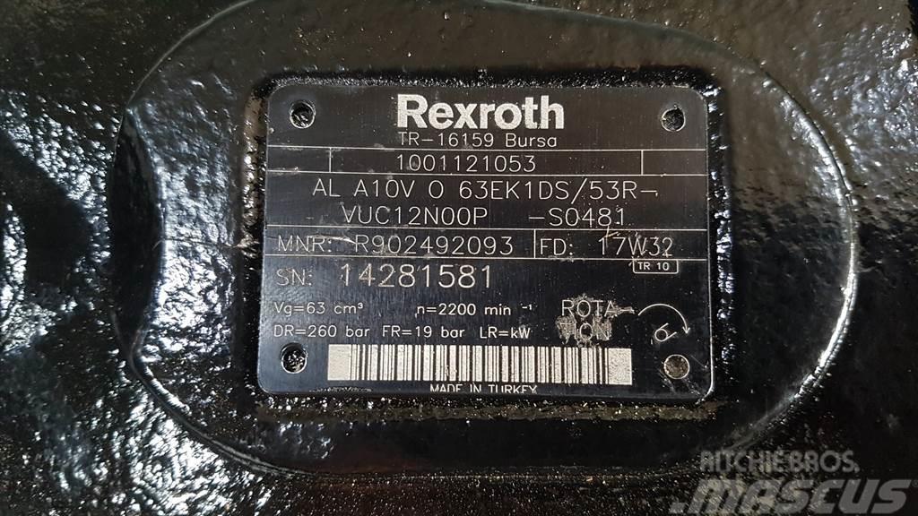 JLG 3006-Rexroth AL A10VO63EK1DS/53R-Load sensing pump Hydraulikk
