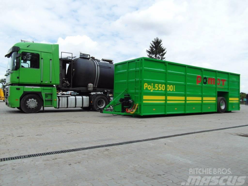 Pomot Slurry tank container  55000 L/Réservoir de lisier Slamtanker