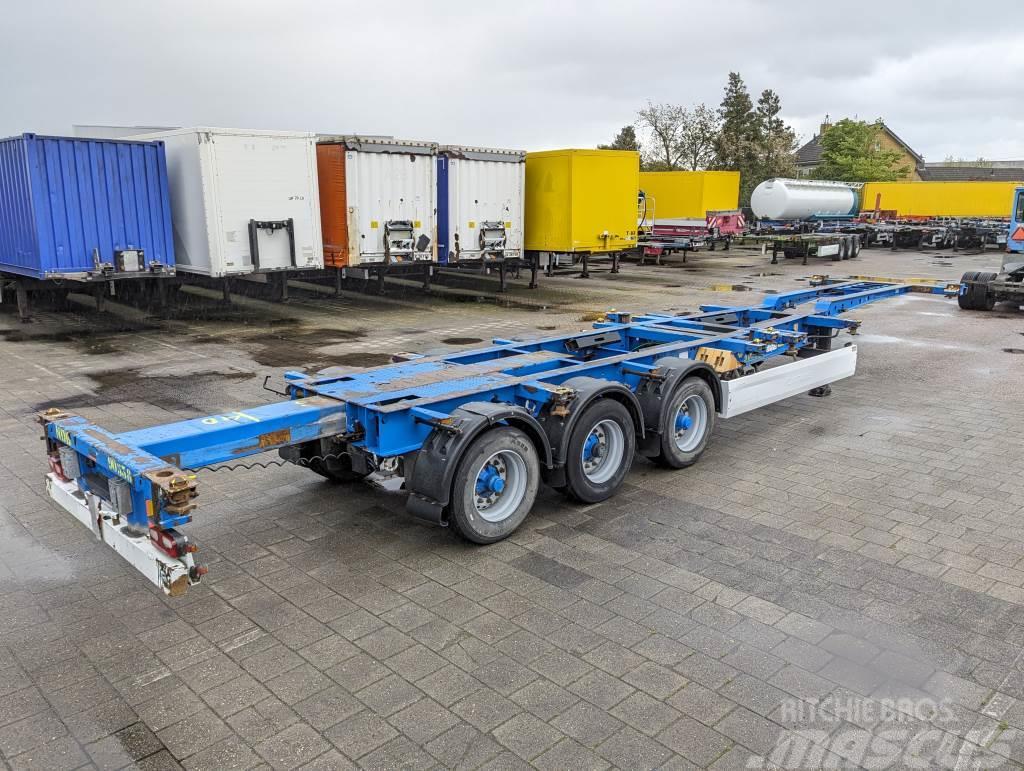 Krone SD 27 3-Assen BPW - DrumBrakes- 5280kg - ALL Sorts Containerchassis Semitrailere
