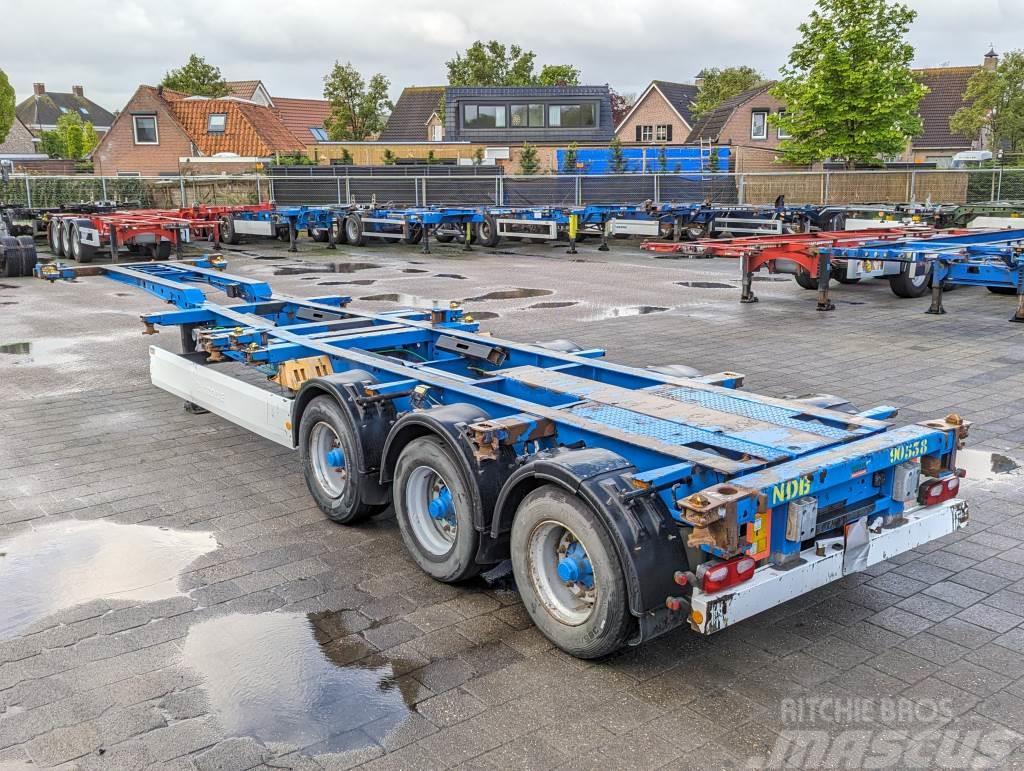 Krone SD 27 3-Assen BPW - DrumBrakes- 5280kg - ALL Sorts Containerchassis Semitrailere