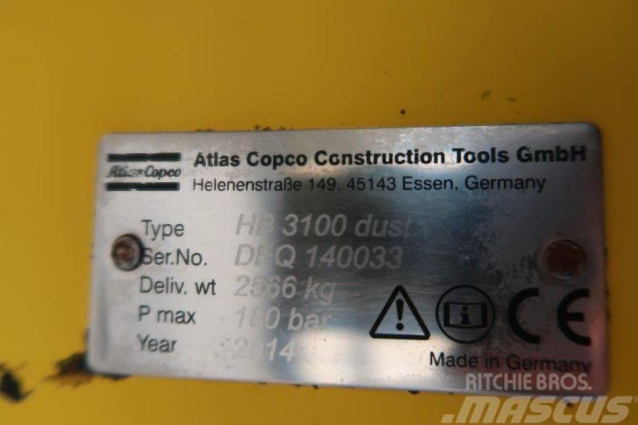 Atlas Copco HB3100 DUST Epiroc Hydrauliske hammere
