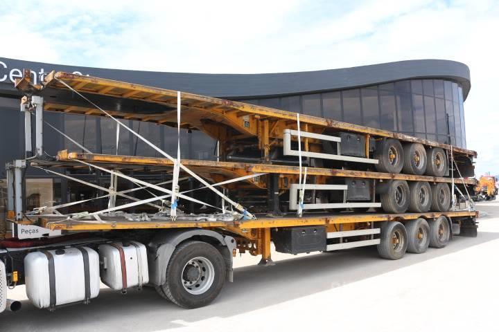 Lecitrailer D1-0036 Semi-trailer med Containerramme