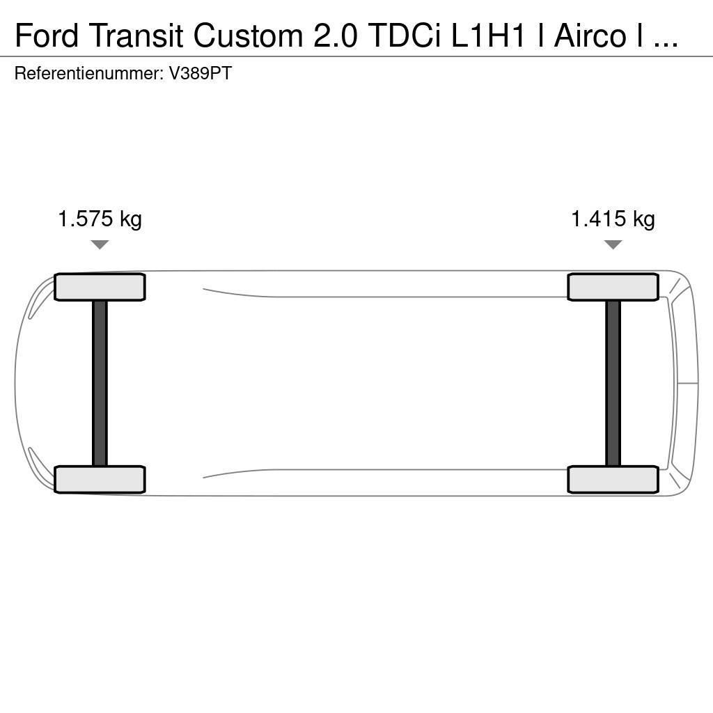 Ford Transit Custom 2.0 TDCi L1H1 l Airco l Navi l Trek Lette lastebiler