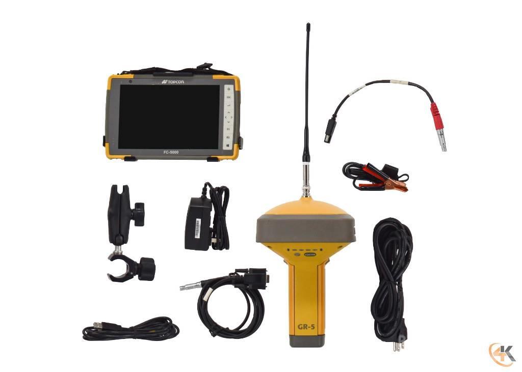 Topcon Single GR-5 UHFII Base/Rover Kit, FC-5000 Pocket3D Andre komponenter